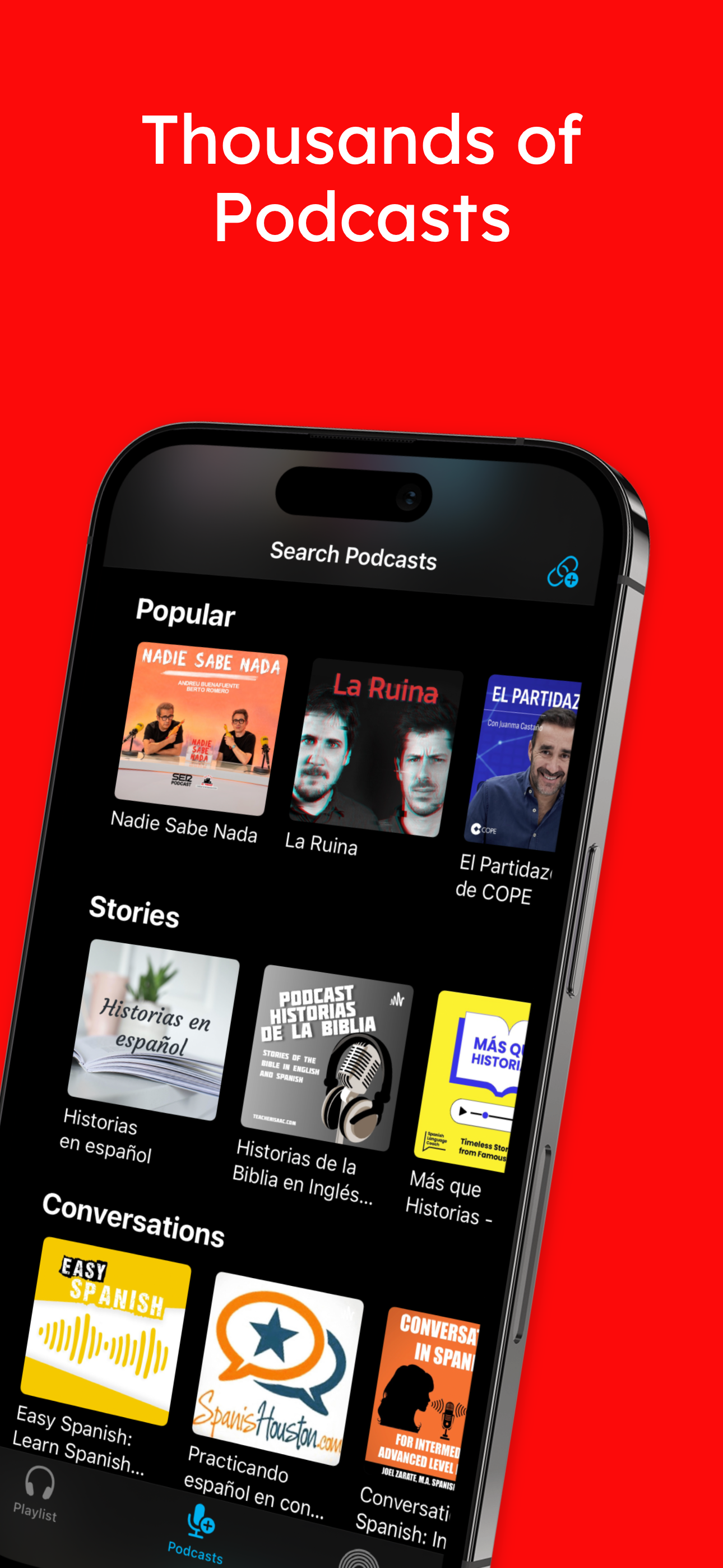 Glisten listening view