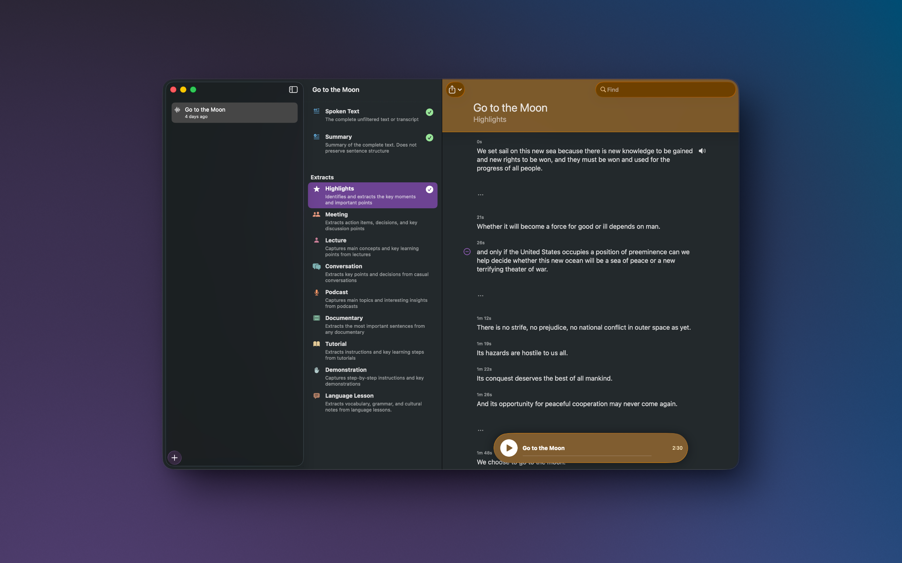 Keytakes content library