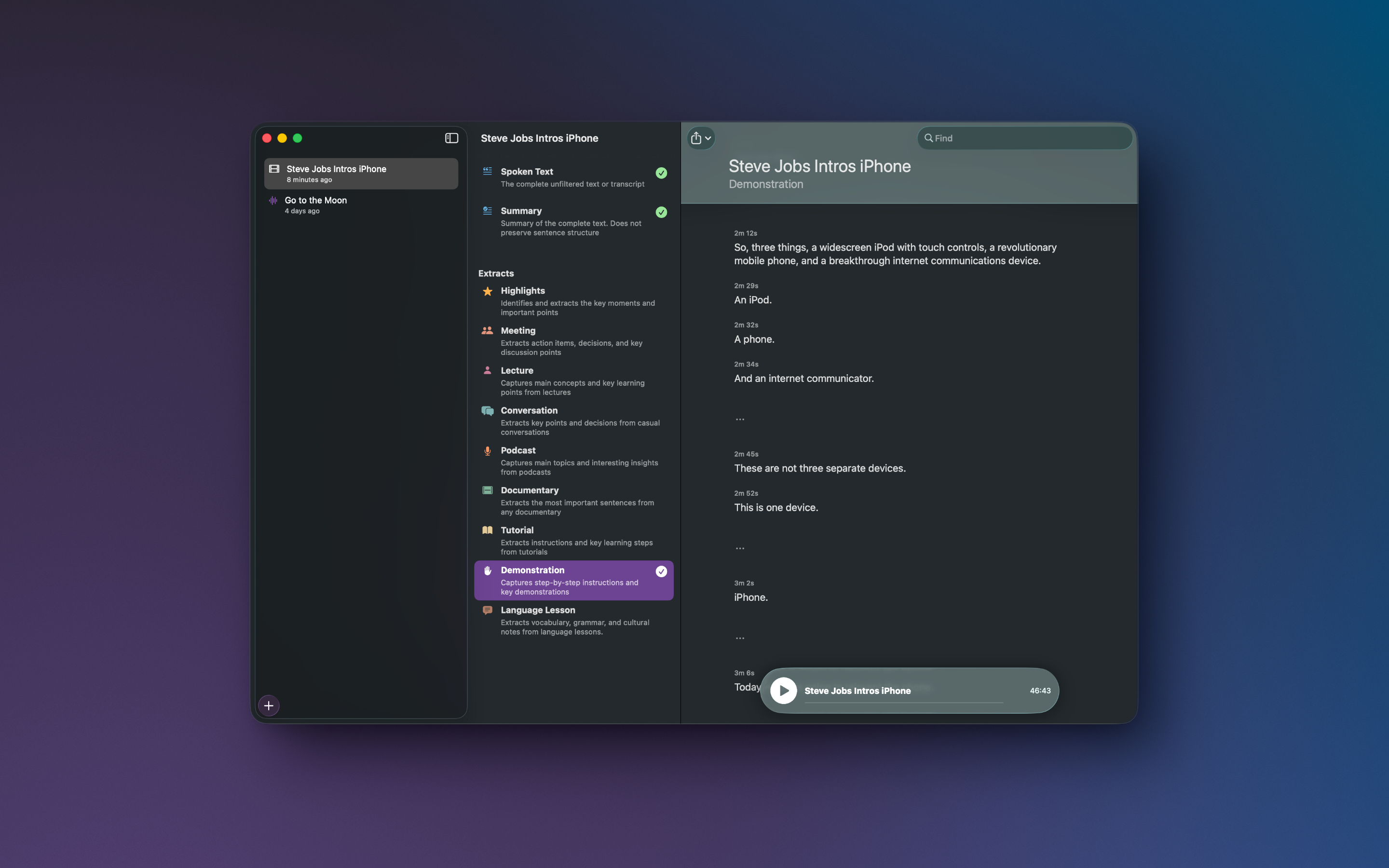 Keytakes detailed summary